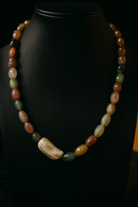Collar Ágatas Sandía