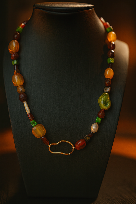 Collar Piedras & Vidrio